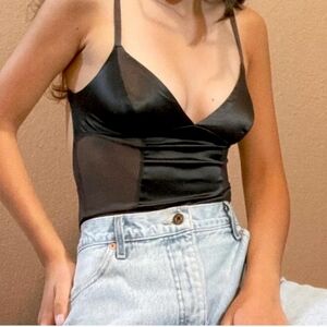 Parade Midnight Shine Black Sweetheart Bodysuit, Size XL